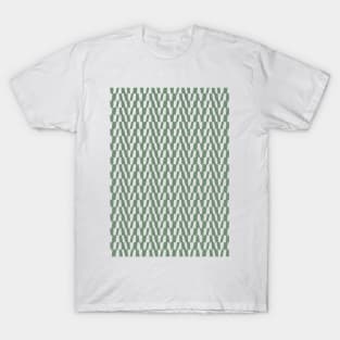 Bold Geometric Pattern 3 in green T-Shirt